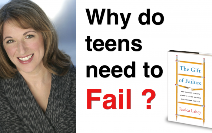 Why do teens need to fail? Jessica Lahey