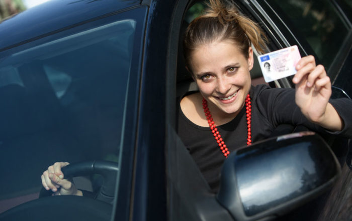 Teenager with Drivers License